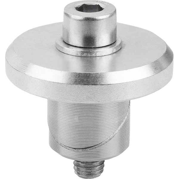Clamping Pin With Washer, D=20, H=48, Stainless Steel  Bright